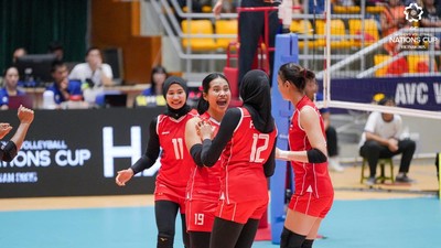 Wow! Ranking Indonesia Langsung Naik 12 Peringkat Usai AVC Nations Cup